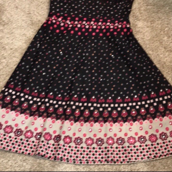 Embellished dress, pink dress. Floral dress size Small embellished flowers pink - Picture 9 of 11